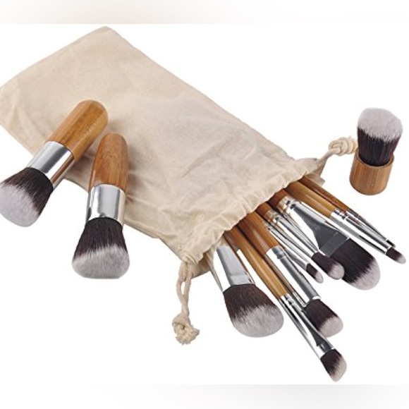 Other - 🤍⏱Buy 1 Get 1 Free!⏱🤍 NWT Abelyn Bamboo Makeup Brushes Set 11Pcs